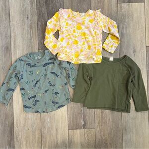 Nordstrom 18M Long Sleeve Shirt Set - Green, Yellow, and Olive